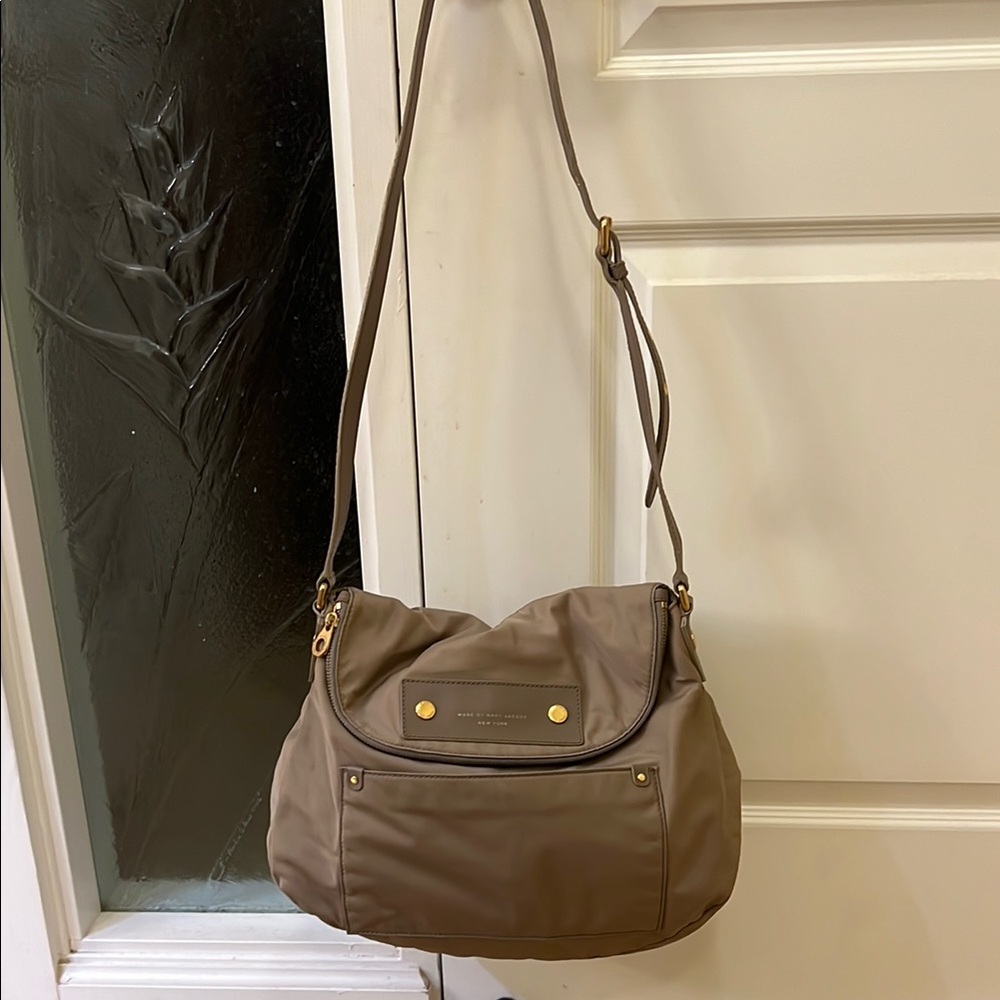 Marc Jacobs Large Shoulder Bag with Gold Detail